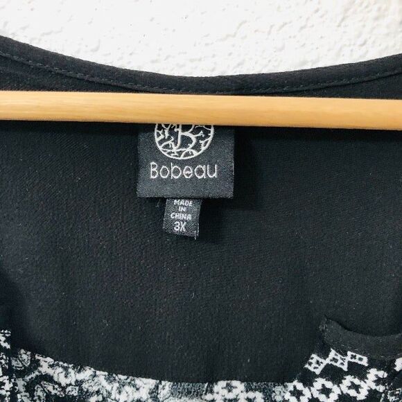 3XL BLACK TOP BOBEAU - Picture 2 of 4